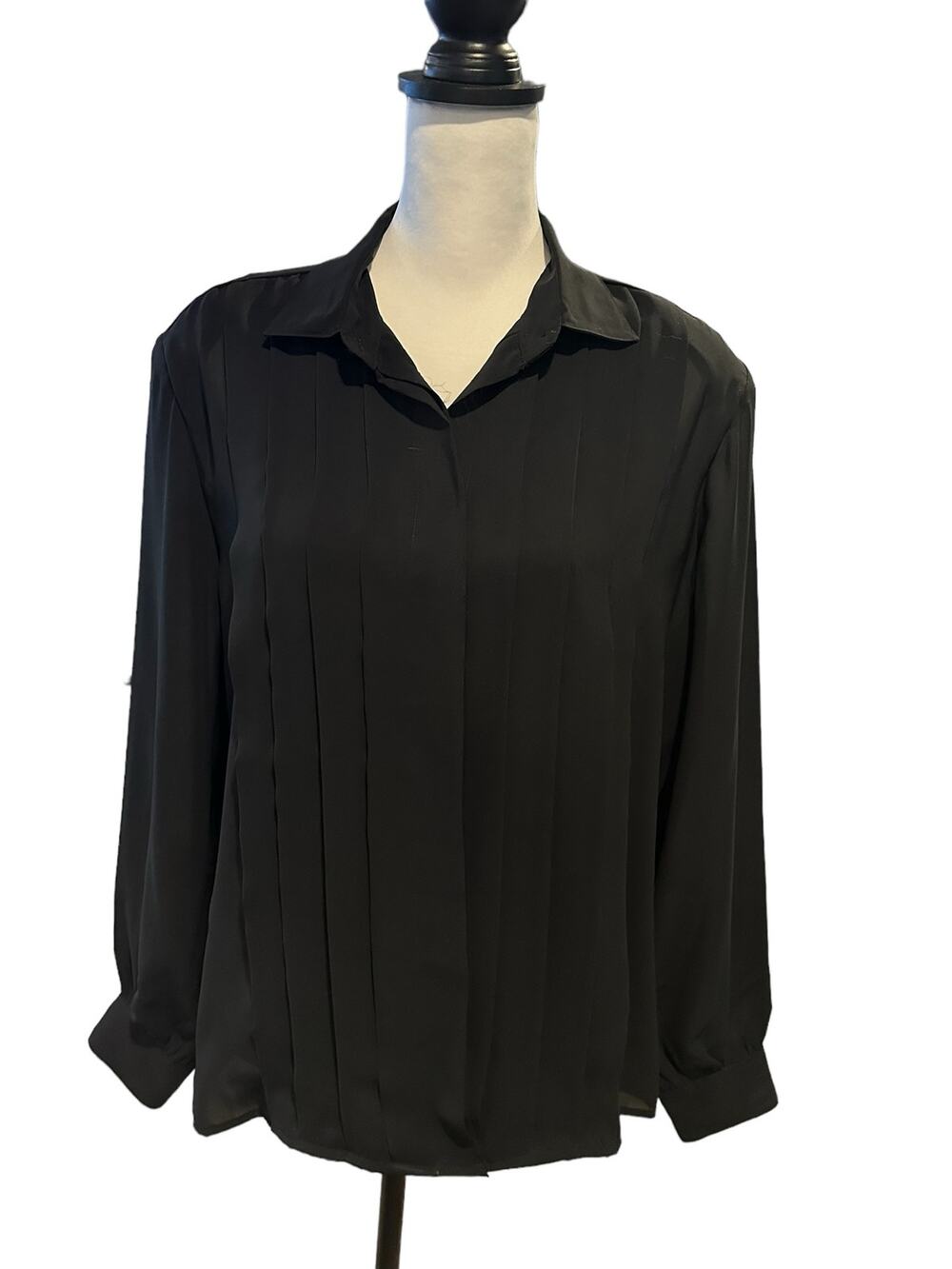 Laura Mae Black Button Down Top 16